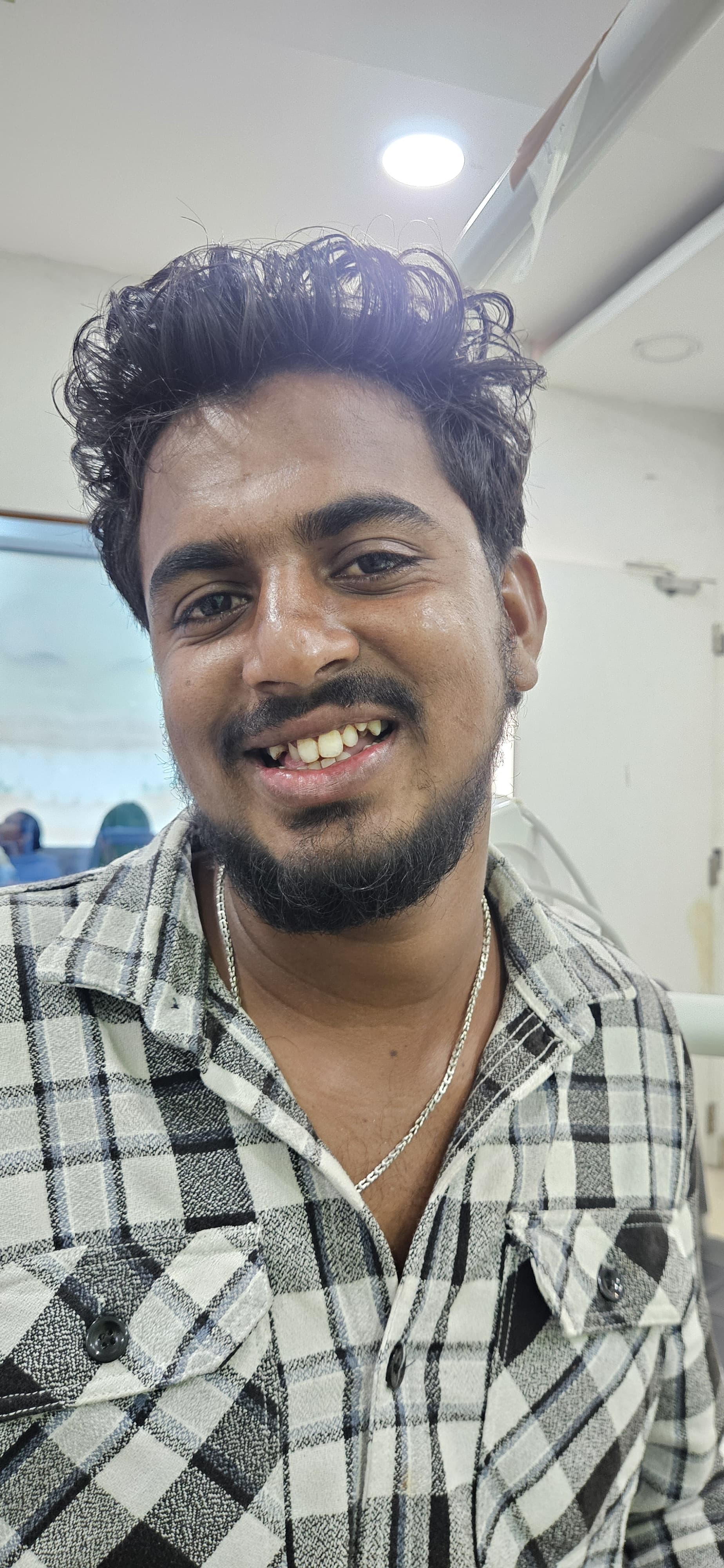 Dental treatment after — patient 5 smile transformation at Durge Dental Mancherial